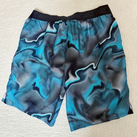 Nike Dri-Fit Hook and Loop Adjustable Tie Waist Swim Trunks - Men’s US XL - Picture 2 of 12